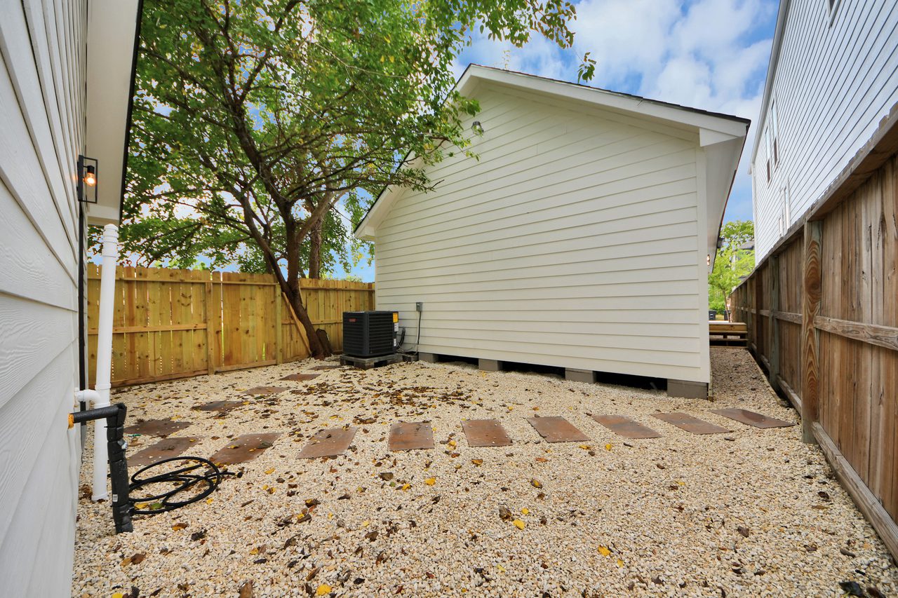 Backyard and detached studio out back